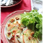 Formaggio Nerina in insalata di mele - Nerina salad with apples and walnuts
