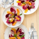 Insalata di arance e radicchio - salad with oranges and red chicory