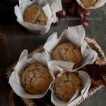 muffin castagne e cioccolato guest post - Chestnut muffins with chocolate