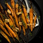 Carote al forno in agrodolce - Honey-glazed roast carrots