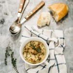 Zuppa di sedano rapa, funghi e mele - Celeriac and apple soup