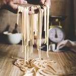 spaghetti alla chitarra - traditional italian home made pasta recipe