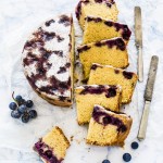torta con uva americana - strawberry grape cake