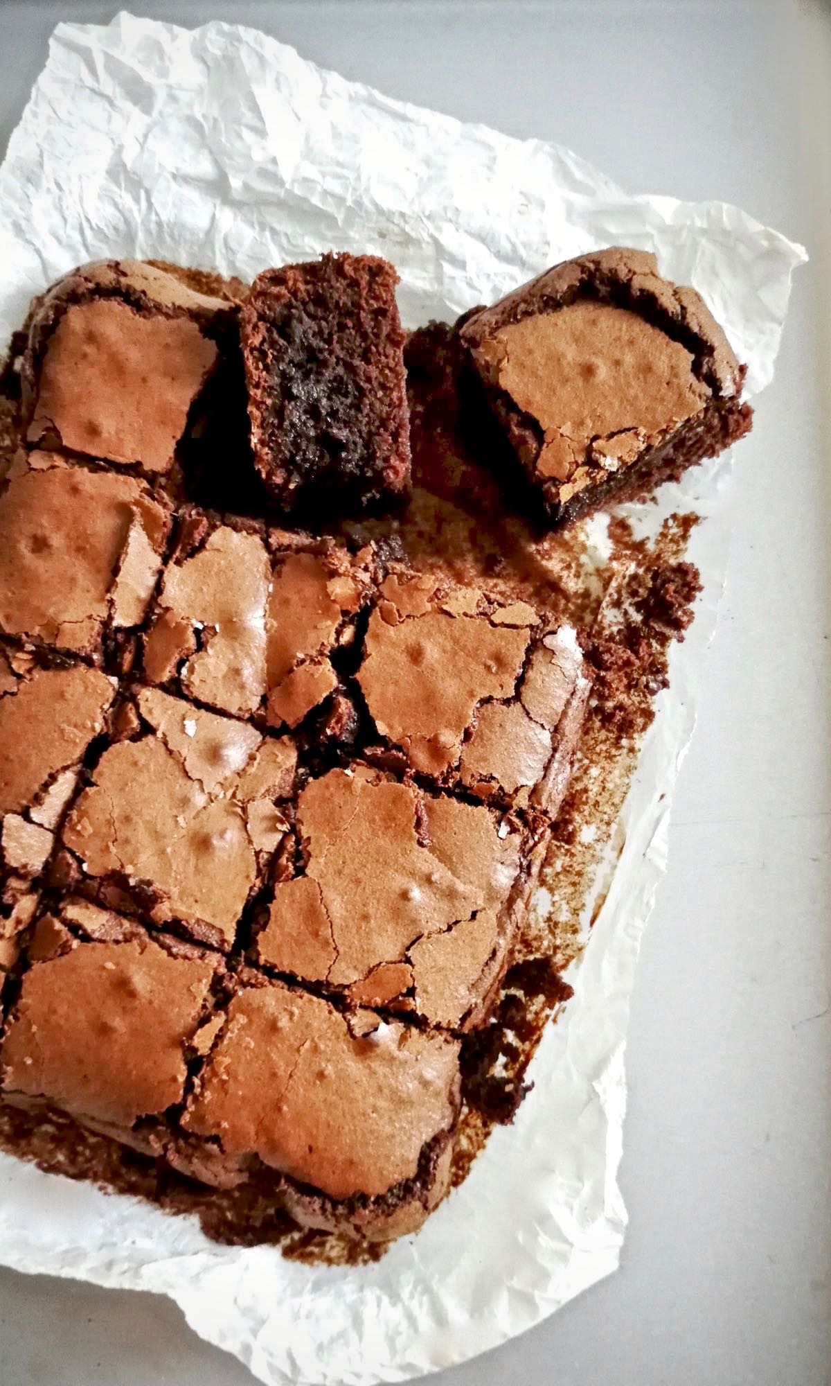 ricetta brownies al cioccolato fondente - dark chocolate brownies recipe - food photography - food styling - opsd blog