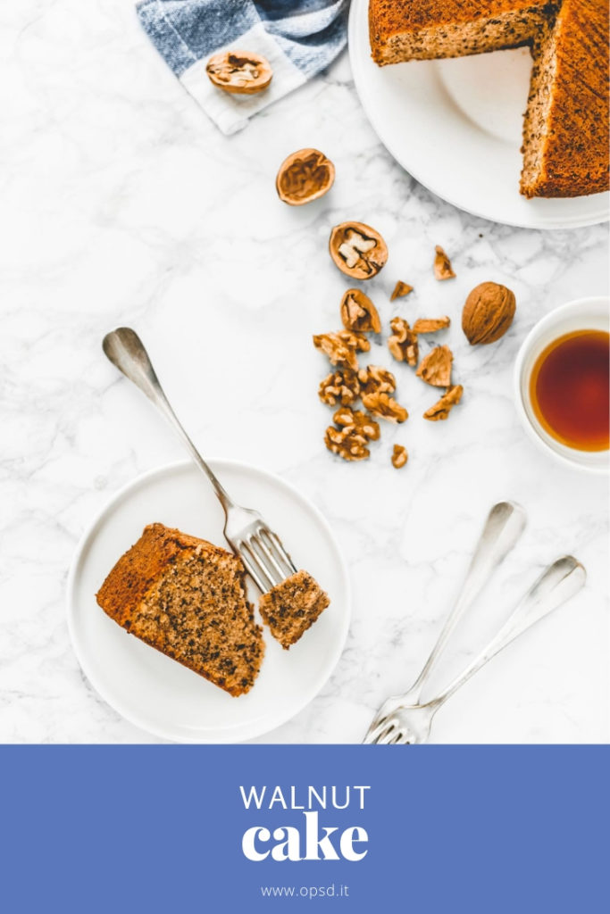 WALNUT AND ORANGE CAKE - WALNUT CAKE RECIPE - TORTA ALLE NOCI, ricetta facile e veloce - TORTA ALLE NOCI E ARANCE