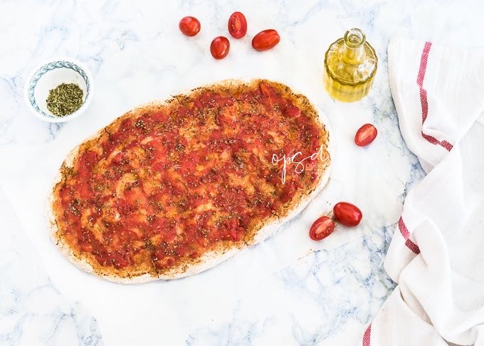 Pizza Integrale Con Farina Di Farro Alla Marinara, Pizza senza latticini, Spelt Pizza dough recipe, Marinara Pizza recipe